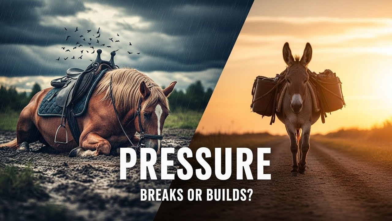 Осёл, лошадь и безмолвный урок