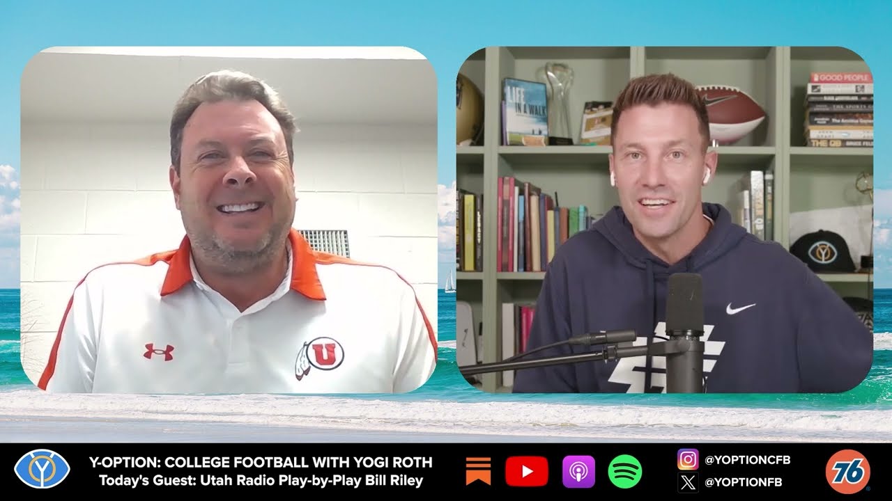 Y-Option Interview: @Utah_Football Play-by-Play broadcaster Bill Riley (September 2024)