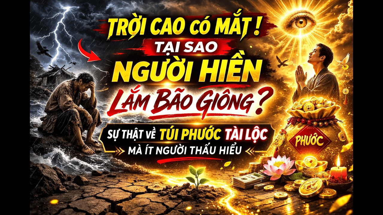 Trời Cao Có Mắt: Tại Sao Người Hiền Lắm Bão Giông?Sự Thật Về Túi Phước Tài Lộc Mà Ít Người Thấu Hiểu