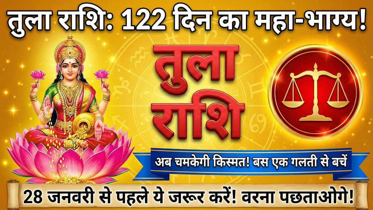 ⚖️ तुला राशि: 28 Jan से किस्मत का ताला खुला! | EXPOSED! Libra's Hidden Fortune in Starts January 28