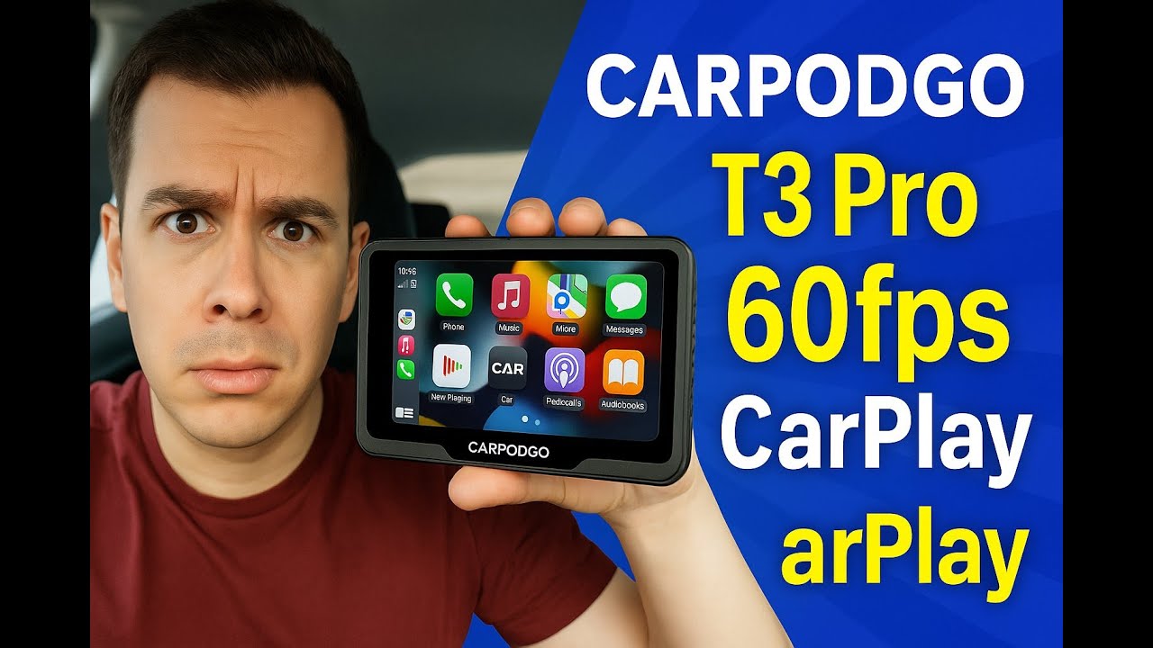 Wireless CarPlay in 60fps! CarpodGo T3 Pro review