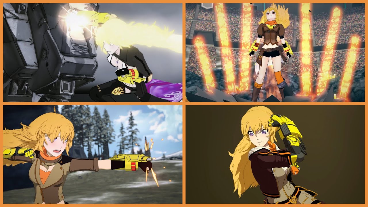 Yang Xiao Long: All Fight Scenes (RWBY Vol. 1-9)