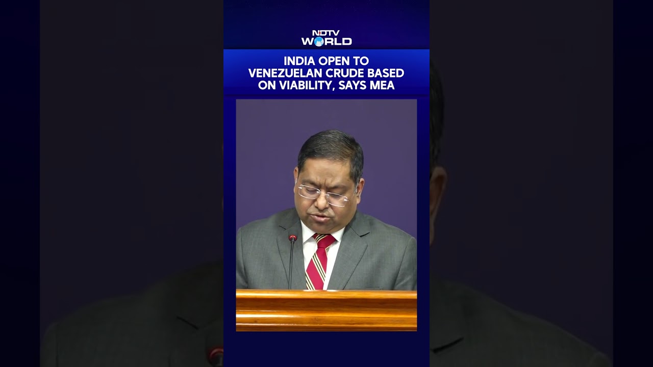India Open To Venezuelan Crude Based On Viability, Says MEA Spokesperson Randhir Jaiswal