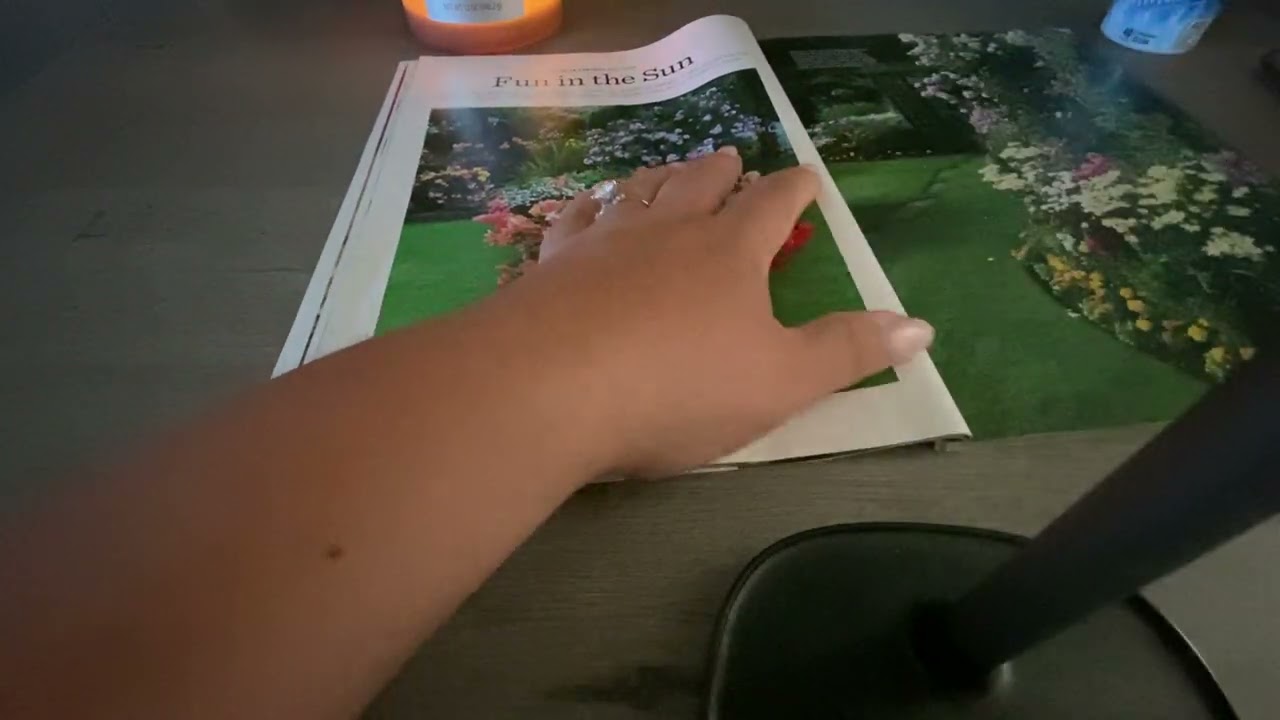 (Soft Spoken) ASMR Fabulous Flowers Magazine