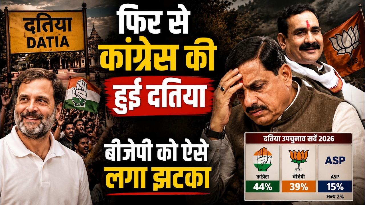 Datia By Election: फिर से Congress की हुई दतिया, BJP को ऐसे लगा झटका! Mohan Yadav | Narottam Mishra
