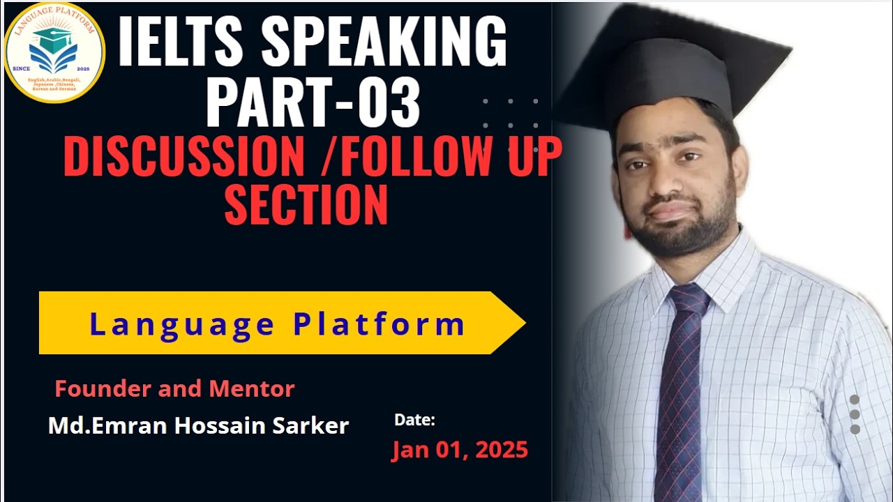 IELTS SPEAKING PART 3