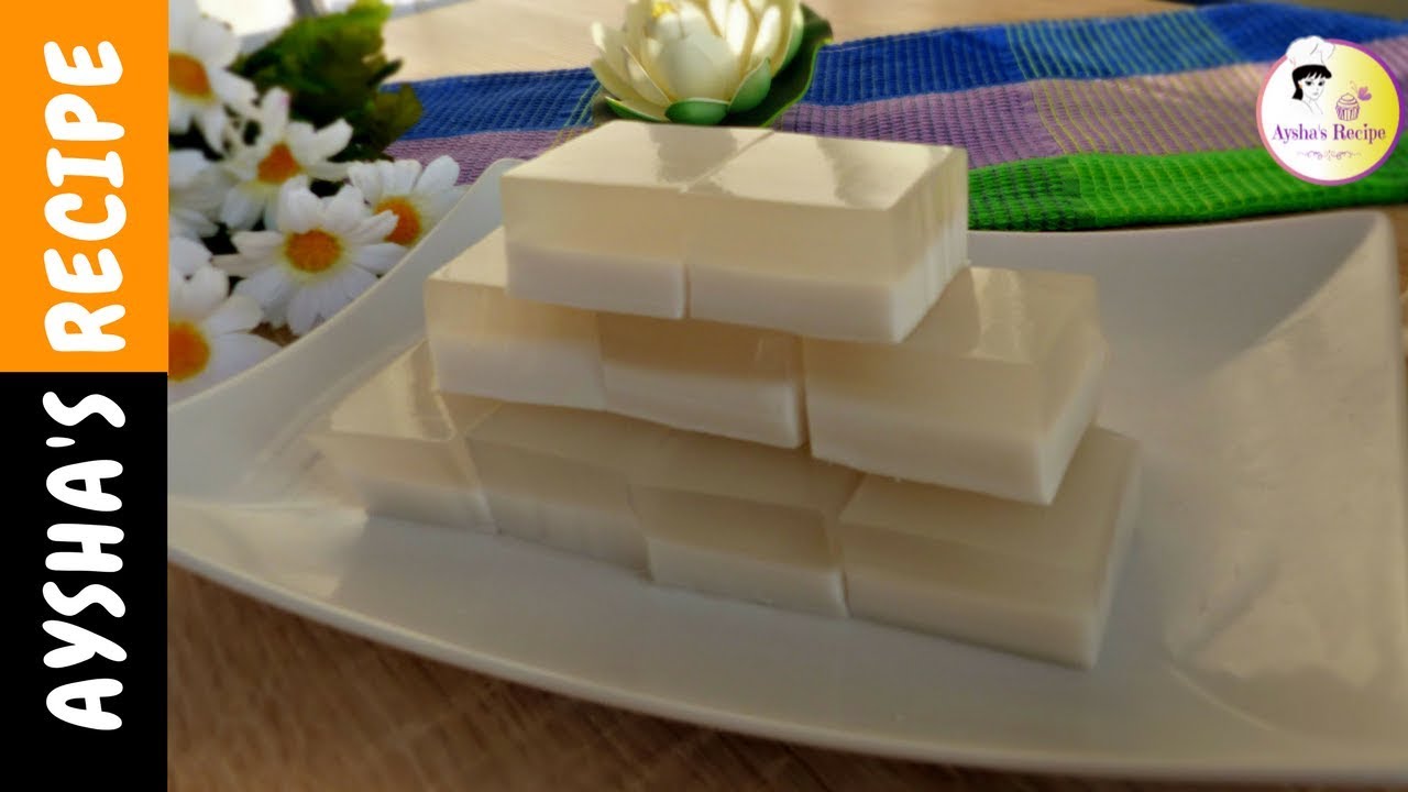 দুই লেয়ার জেলো পুডিং || ডাবের পুডিং || Dabber Pudding, Duo Coconut Jello Pudding Bangla