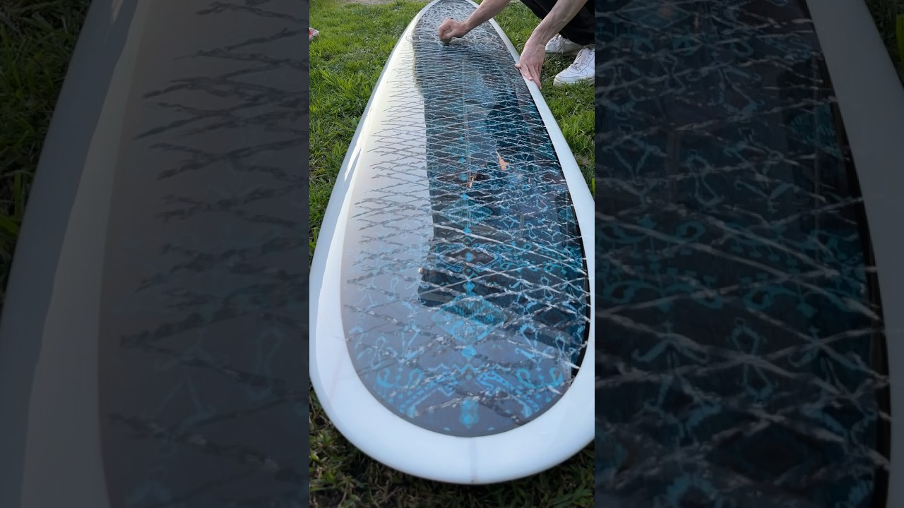 Full longboard wax up #surf #surfwax