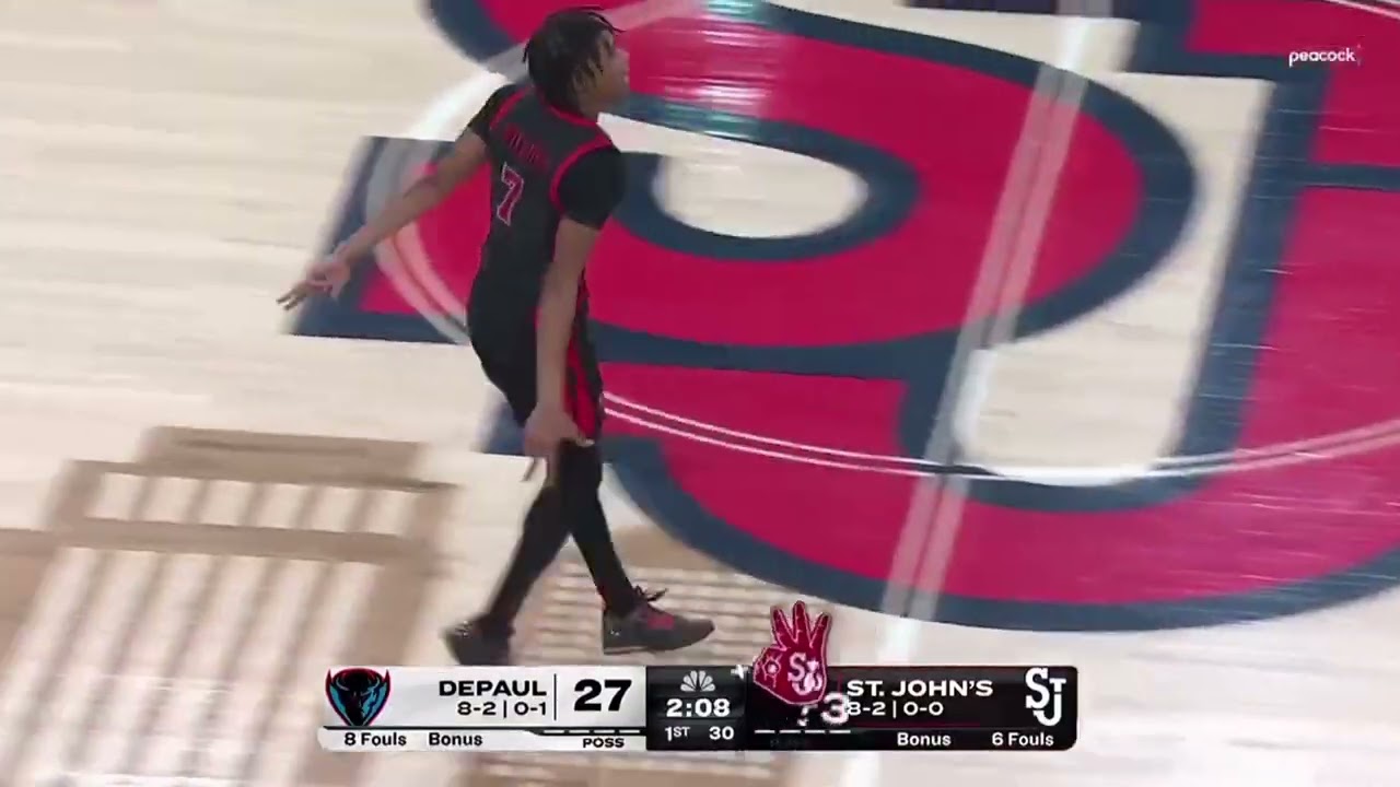 St. John's MBB vs Depaul Highlights 12.17.24