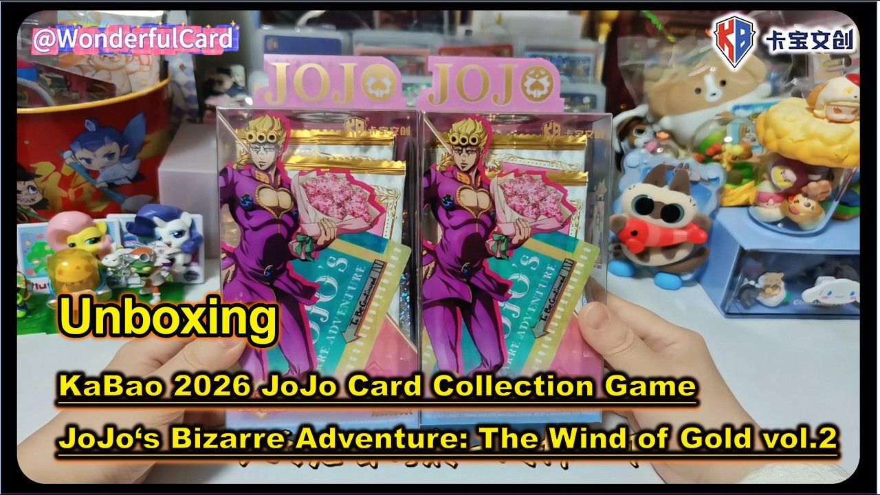 「Unboxing」KaBao 2026 JoJo Card Collection Game JoJo‘s Bizarre Adventure: The Wind of Gold vol.2