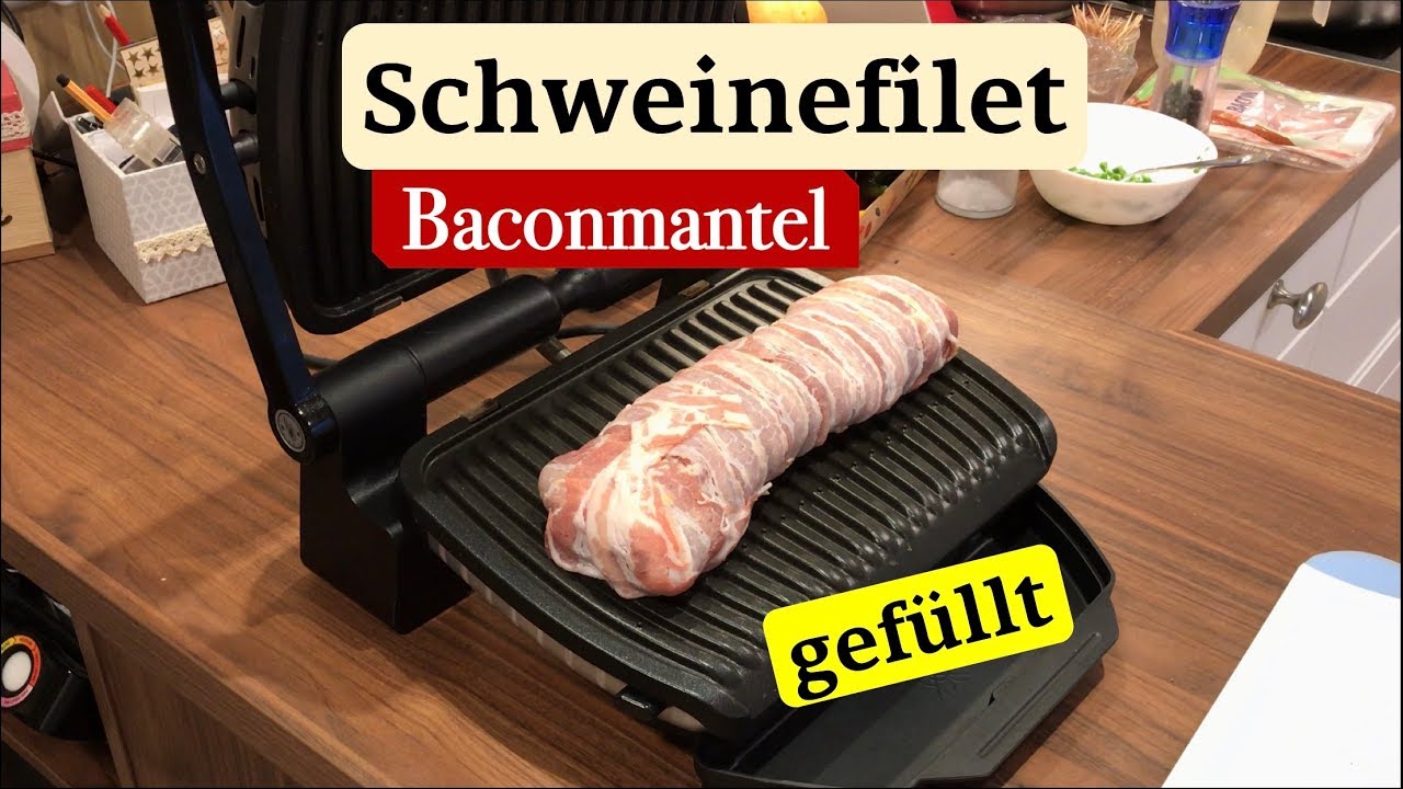 Свиная вырезка в беконе от Tefal OptiGrill