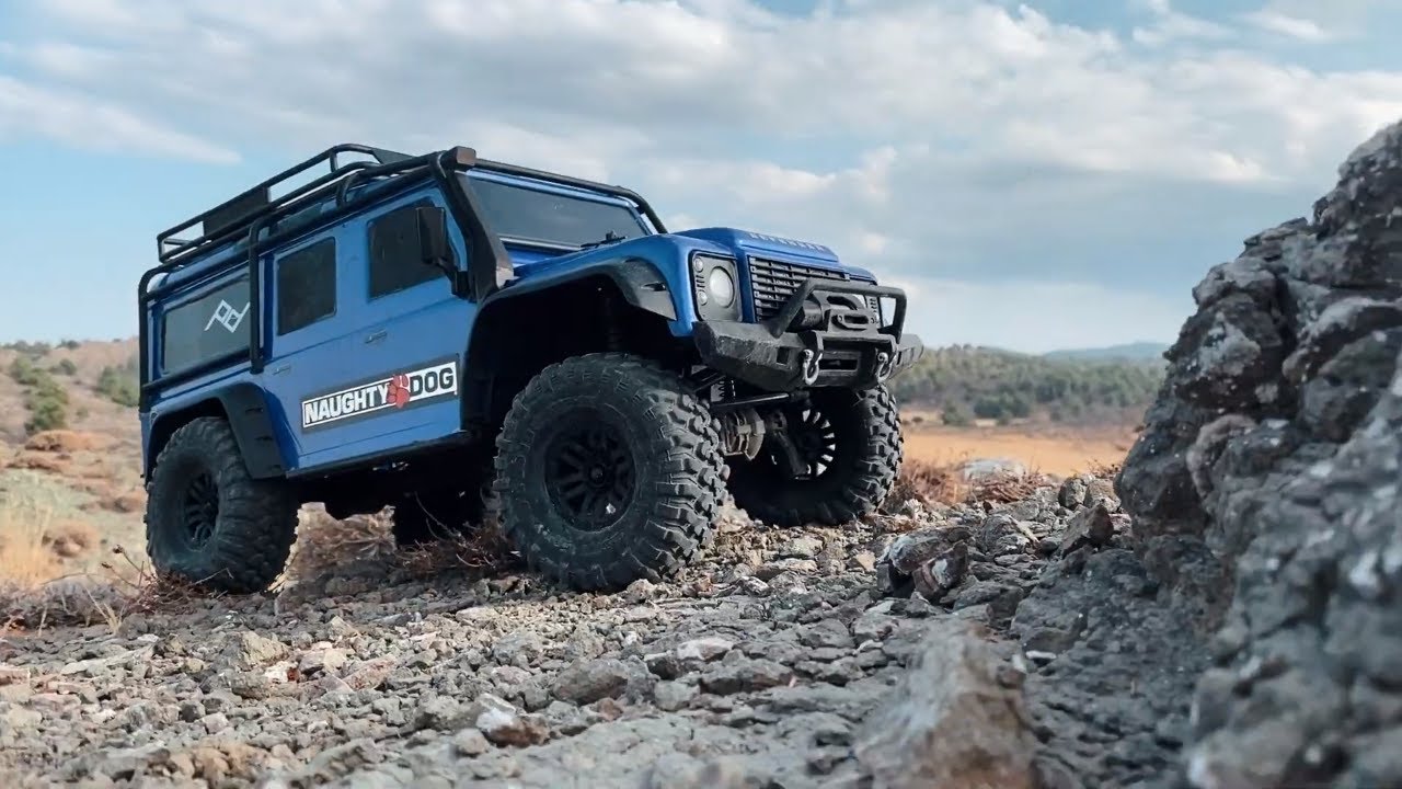 TRAXXAS TRX4 Defender Steep Rock Crawling 1:10 Scale RC Car