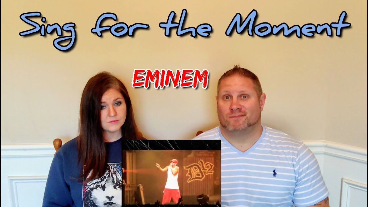 Eminem - Sing For The Moment РЕАКЦИЯ