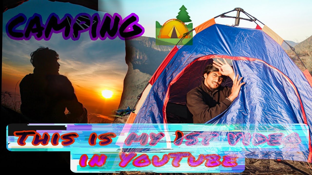 This is my 1st video in YouTube/ Srilanka mountain camping🏕️/ chill vlogs /1st video