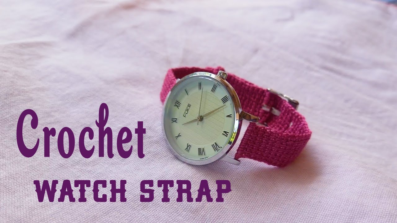 Crochet watch band | Easy tutorial for beginners | Loop on hook
