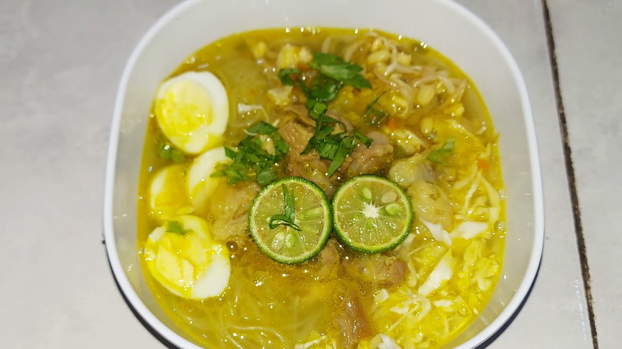 How to make SOTO AYAM | step-by-step Indonesian Chicken Soup recipe