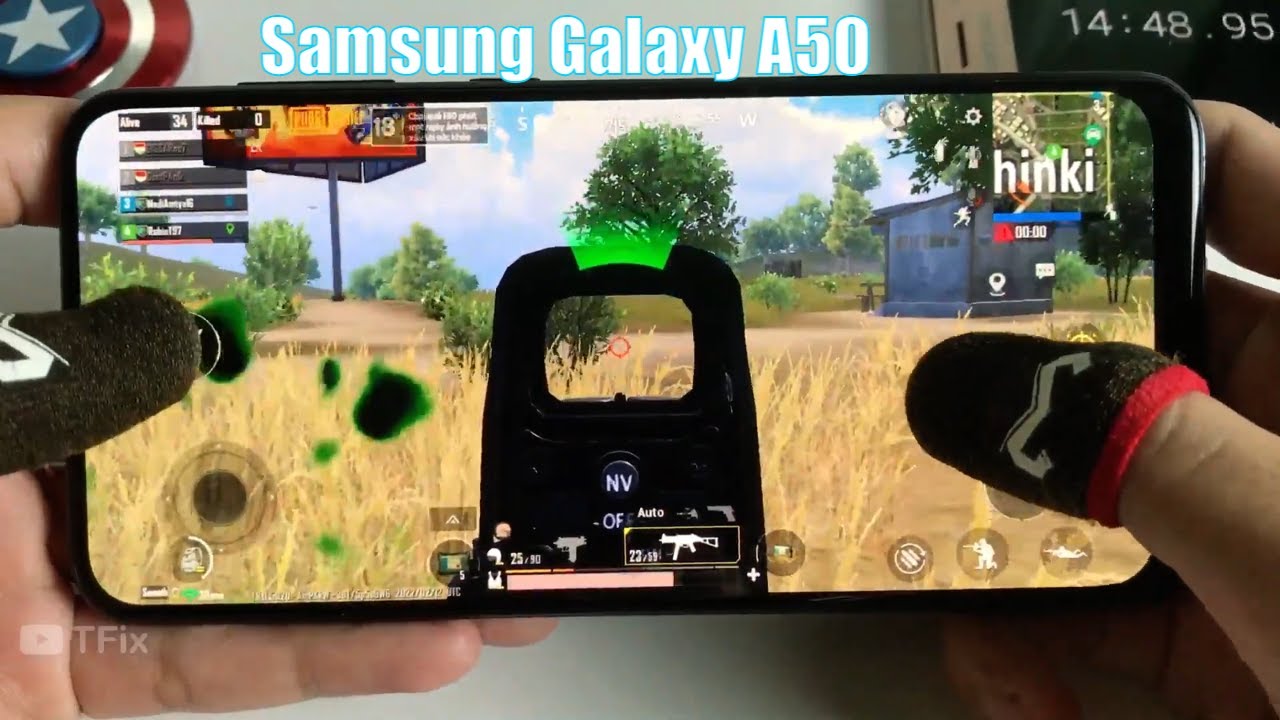 Samsung Galaxy A50 PUBG Mobile Test | Exynos 9610, 4GB