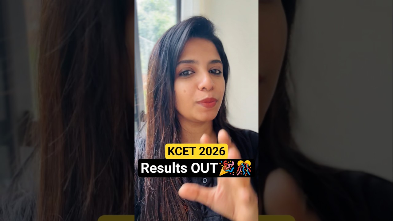 KCET 2026 Results OUT! 🚨 Check Your Rank Now | Jasmine Ma'am #shorts
