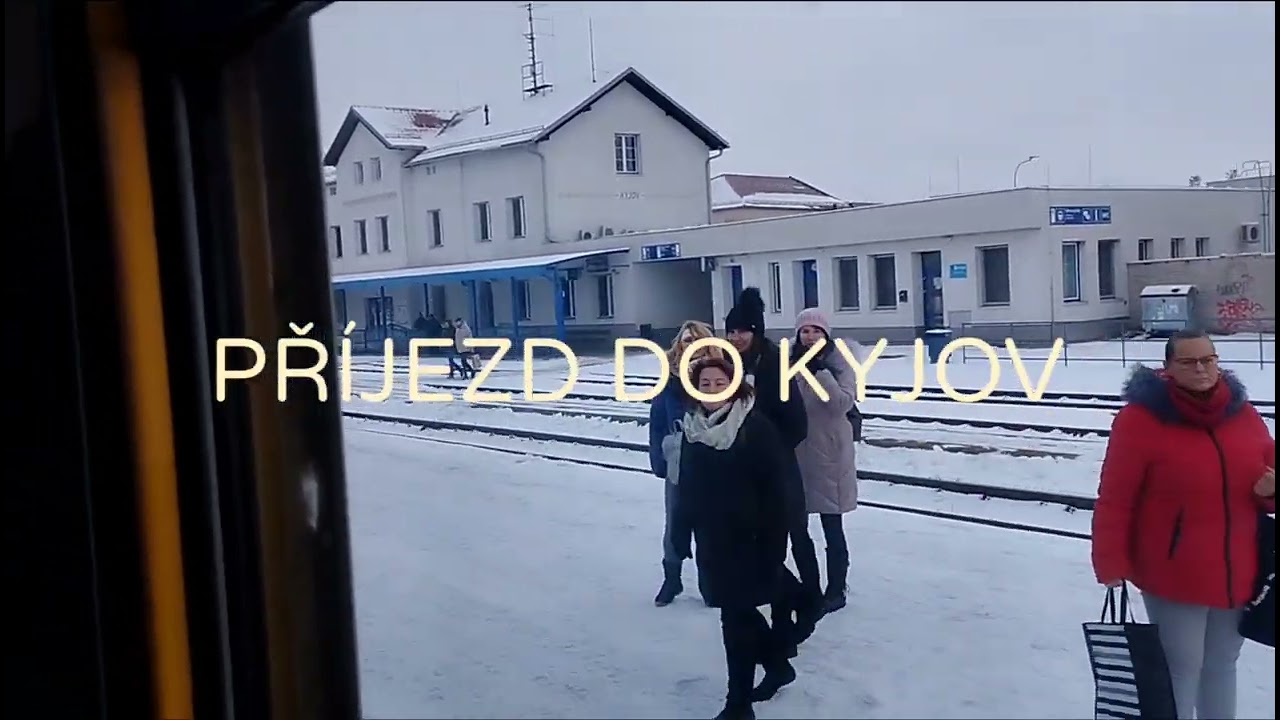 PŘEDVÁNOČNÍ VIDEO JÍZDA Z VESELÍ NAD MORAVOU DO BRNA HL.N.