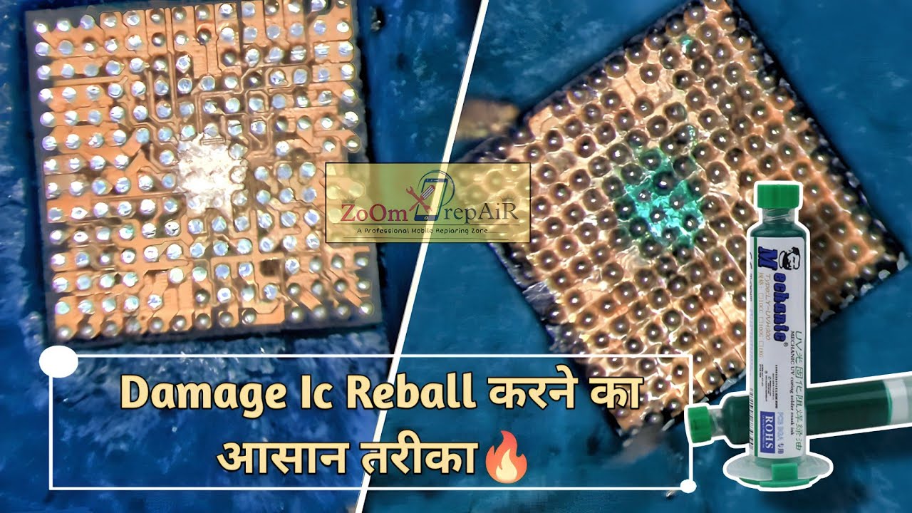 How To Repair Damage Ic🔥| Damage Ic Repair🔥 | Ic बॉल्स शॉर्ट रिपेयर करने का सही तरीका।zR doT coM