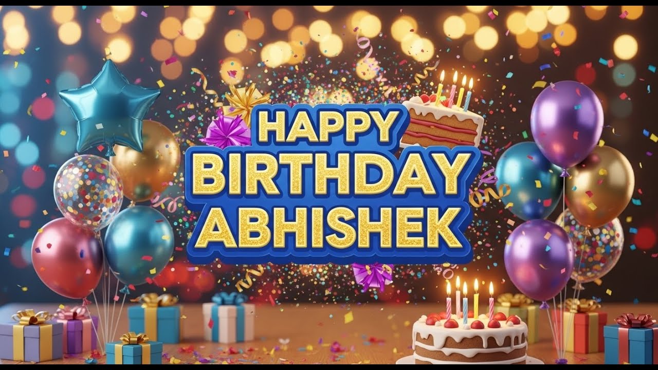 Happy Birthday Abhishek | Best Birthday Wishes from Heart