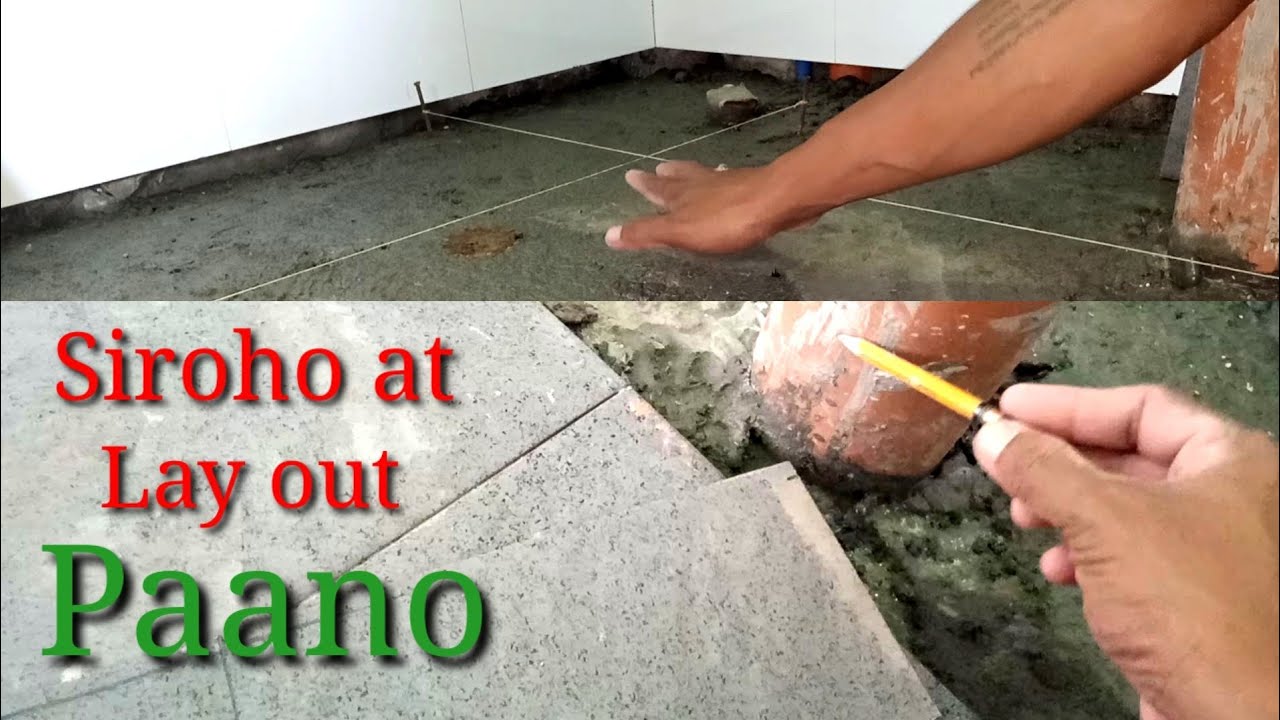 Paano mag siroho at mag lay out ng tiles sa ploring ng Cr.#davepacanamixvlog #tutorial #siroho