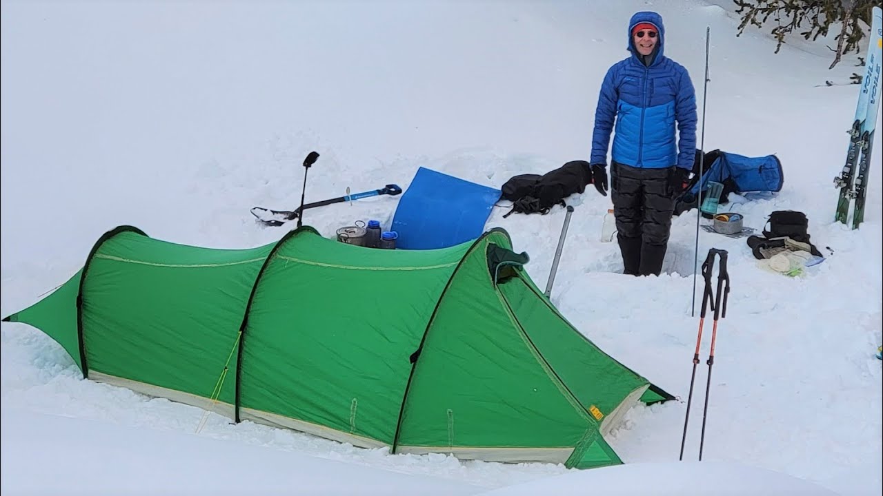 Multi Day Ski Trip, Bridger Wilderness