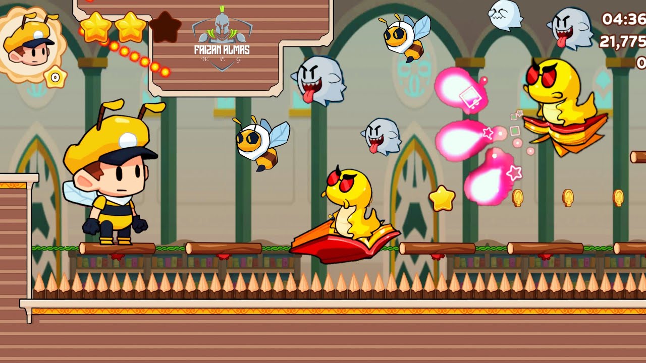 Super Meno - Jungle Platform | MGIF | Levels (71-80) Boss Fight Android Gameplay WFG