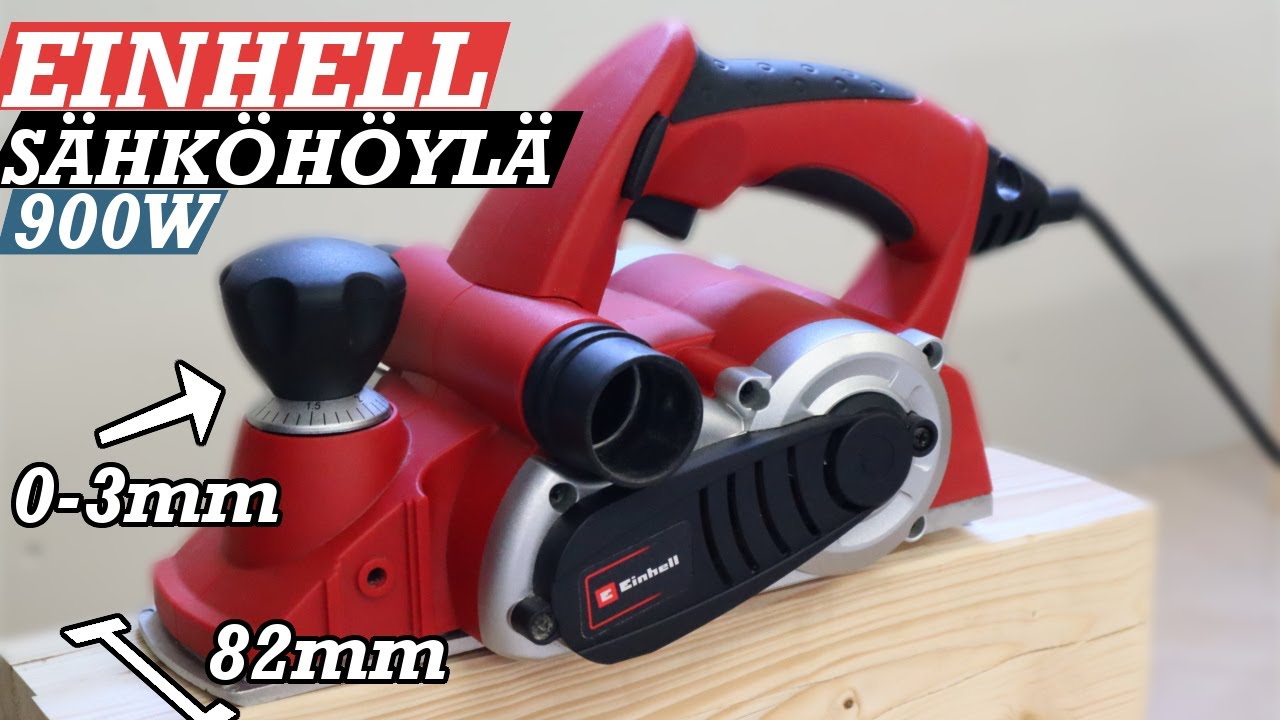 Einhell 900W Sähköhöylä | Puun Höylääminen | Pate Testaa