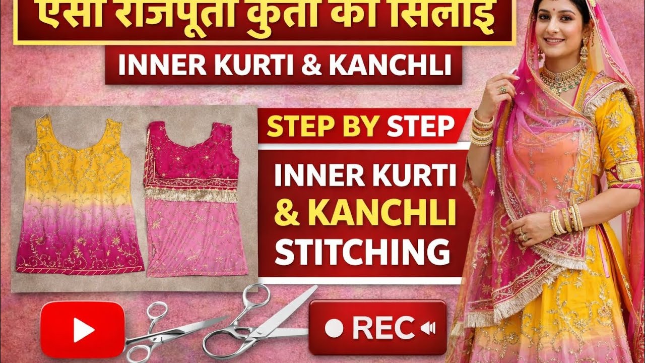 कुर्ती कैसे सिलते है? घर बैठे सिलाई सीखे 🙏