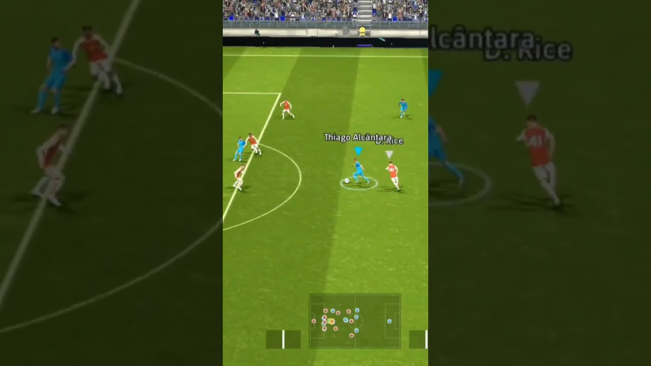 THIAGO unpredictable SKILLS 🔥🥵#pes #pesmobile #football #viralvideo #footballskills #pesskills