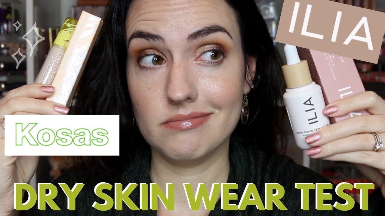 Testing NEW Foundation + Councealer for DRY SKIN | ILIA Skin Tint + Kosas Revealer Concealer