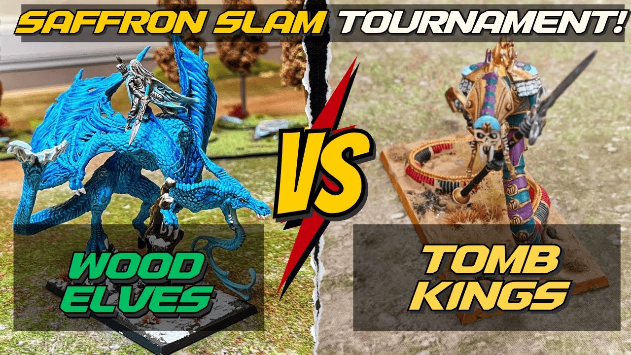 🔴 Wood Elves vs Tomb Kings! | Saffron Slam Round 1 LIVE! 🔴