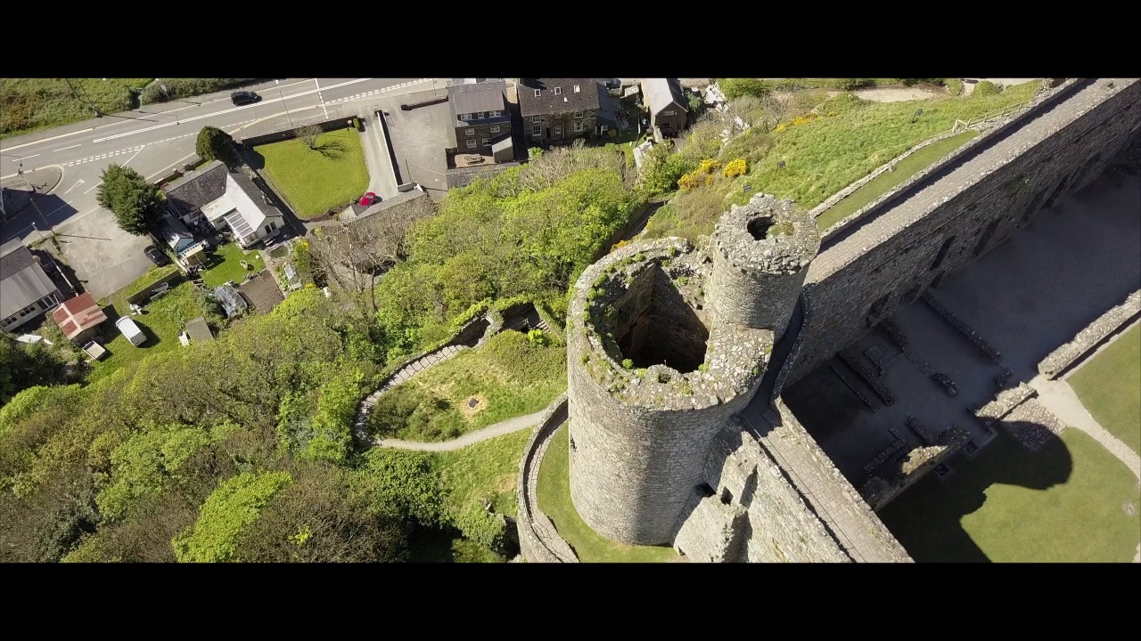 Harlech Castle mavic 4k