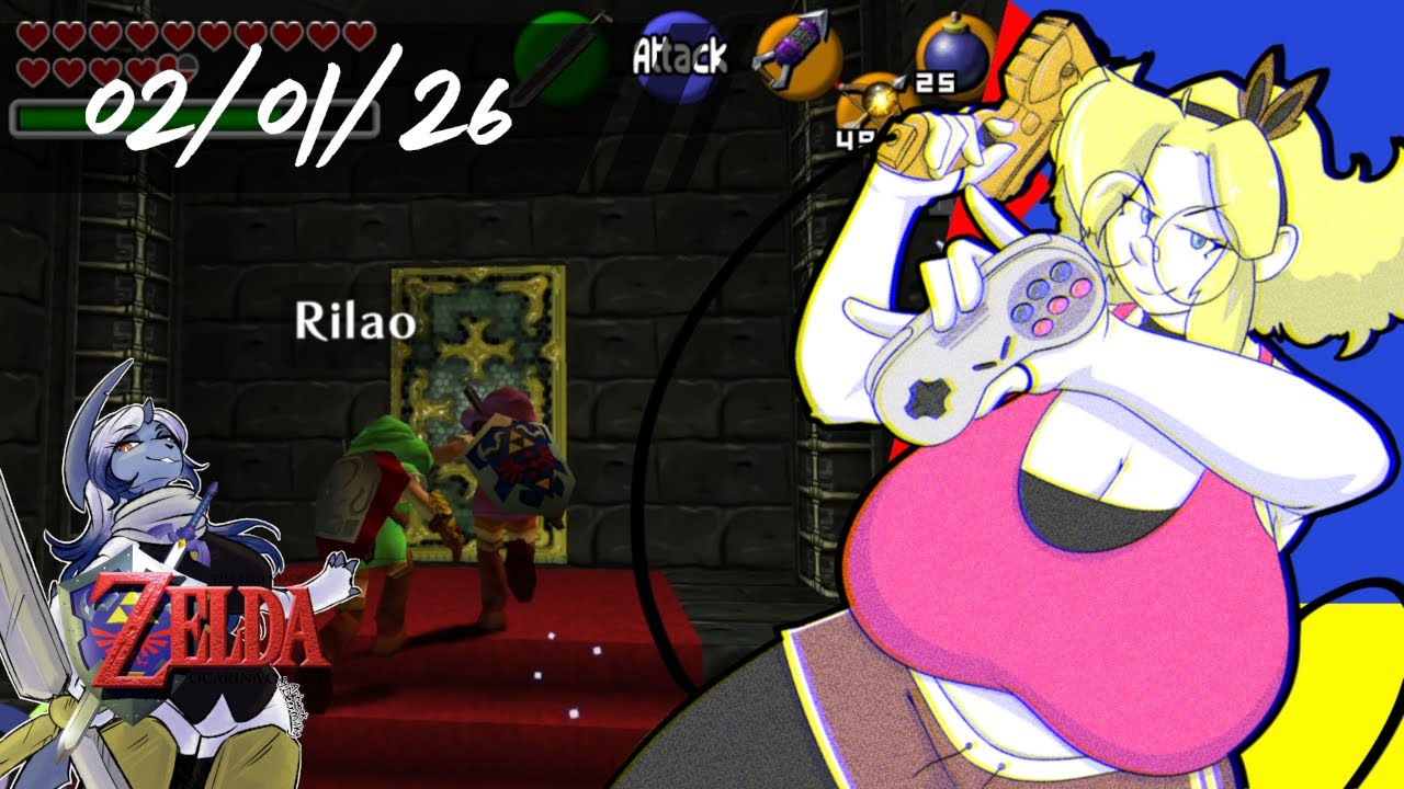 [OoT Randomizer Co-op] Twin idiots somersaulting up the dark lord's doorstep