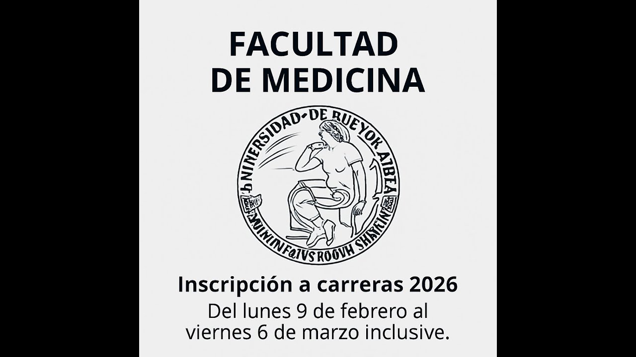 INSCRIPCIÓN A CARRERAS 2026 - FACULTAD DE MEDICINA - UBA - TUTORIAL PASO A PASO.