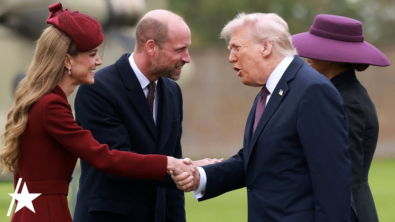 Дональд Трамп назвал Кейт Миддлтон &laquo;такой красивой&raquo; во время исторического государственного визит...