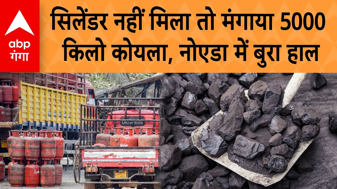LPG Cylinder Crisis in India: Noida के PG में कोयले पर बन रहा खाना, गैस संकट से मचा हाहाकार | ABP