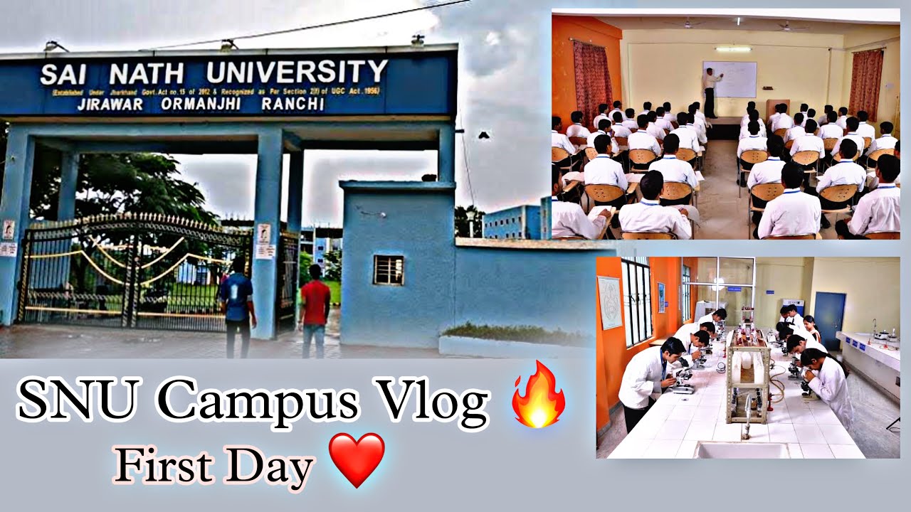 First Day in sai nath university campus vlog ! ❤️@Sibu__9