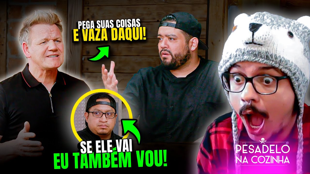 Ramsay PERDE A PACI&Ecirc;NCIA e manda TODO MUNDO EMBORA!