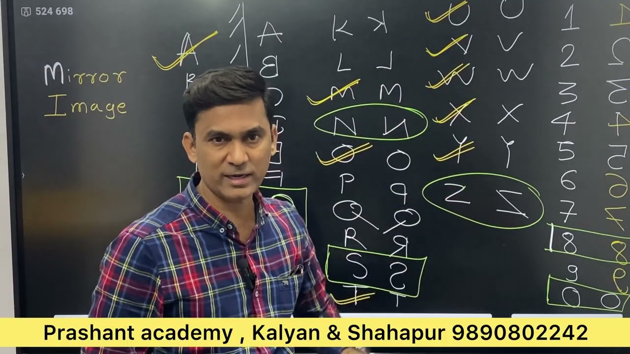 Mirror image (Tricks)✅|prashant Academy |#mpsc #maths #youtube 