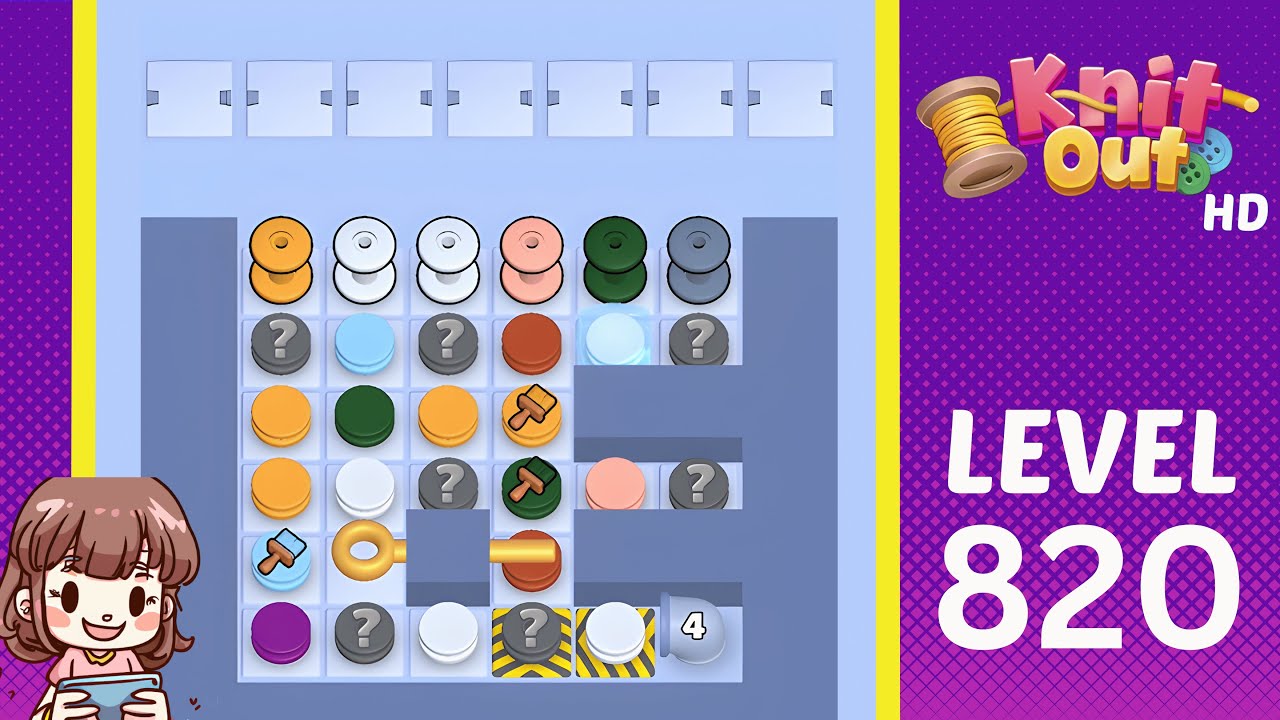 Knit Out Level 820 Solution Walkthrough