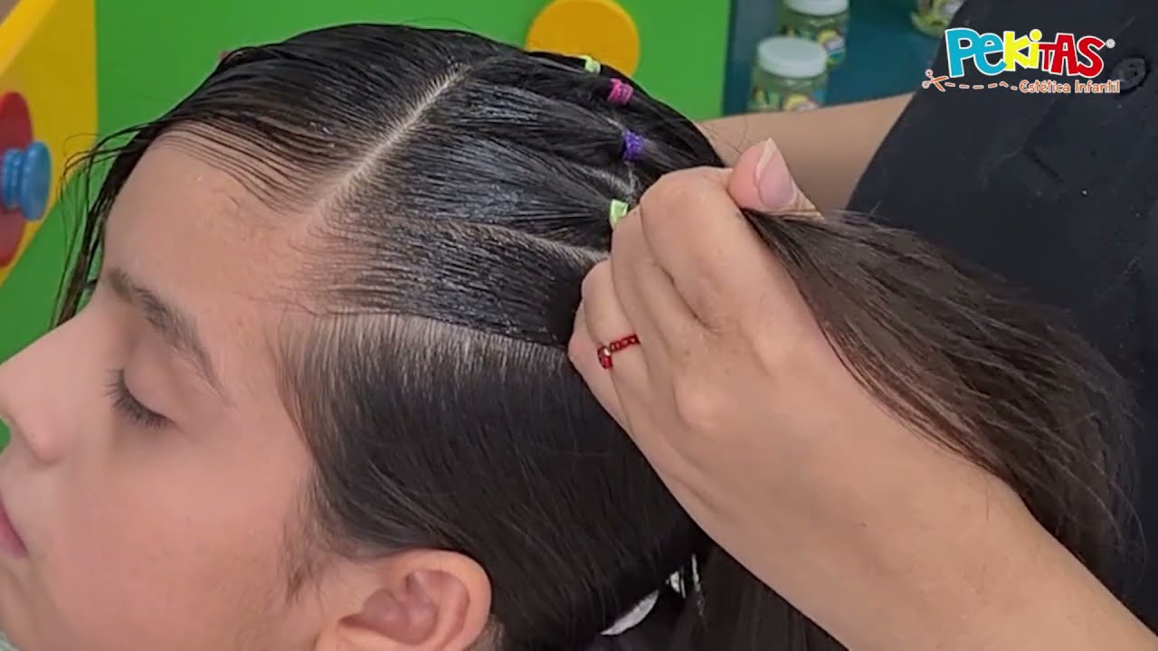 Tutorial peinado para niña con trenzas💖💯 Pekitas!