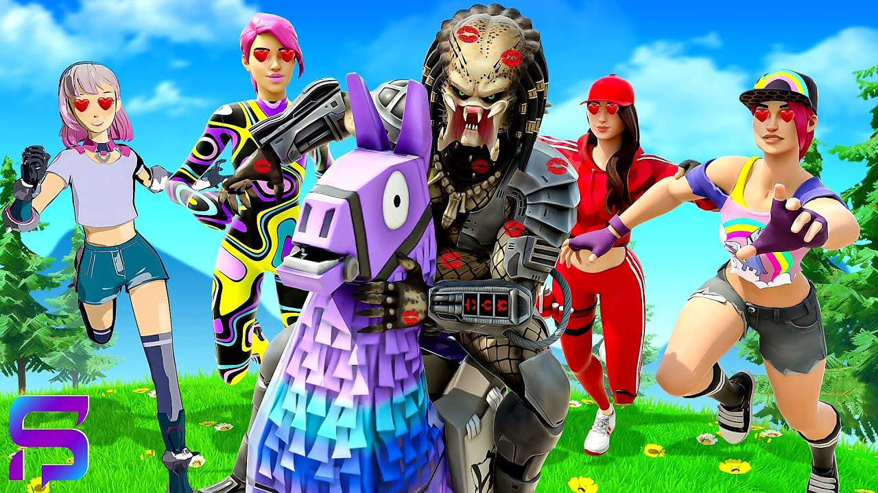 ALL the GIRLS LOVE PREDATOR.... ( Fortnite Short )