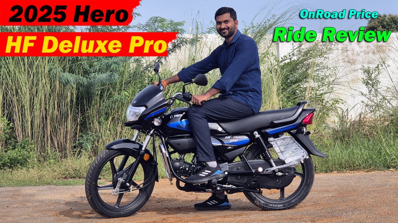 2025 Hero HF Deluxe Pro Price & Specs in telugu | TechTravelTelugu