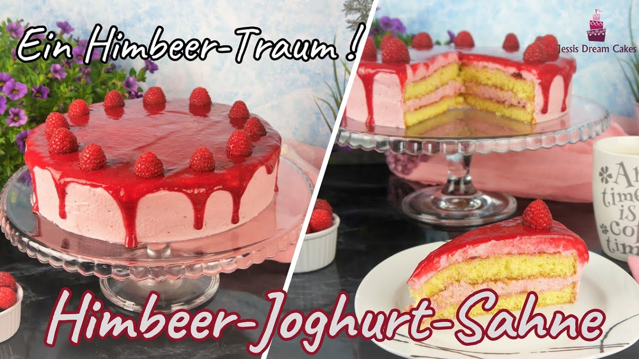 Der Absolute Himbeertraum! 😍/ Himbeer-Joghurt-Sahnetorte/ So Fruchtig & Lecker!🤤