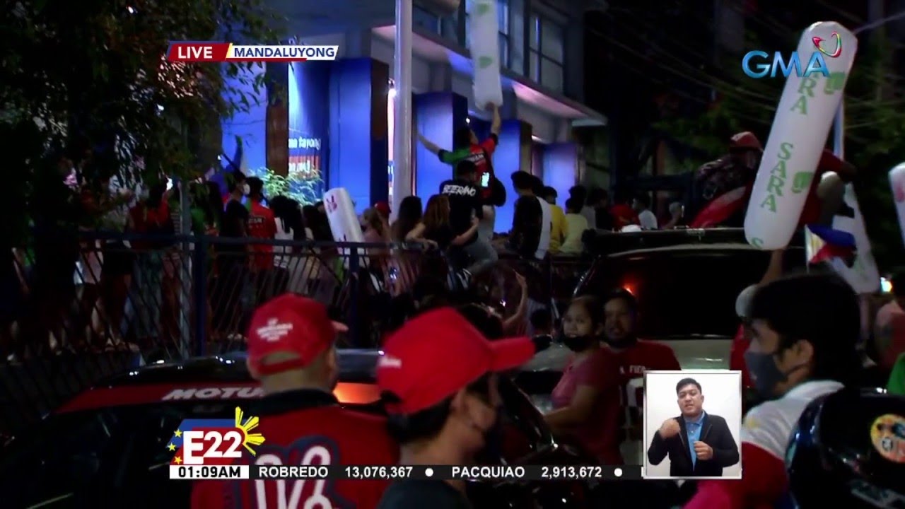 Tagasuporta ni Bongbong Marcos sa Mandaluyong, nagdiriwang na | Eleksyon 2022