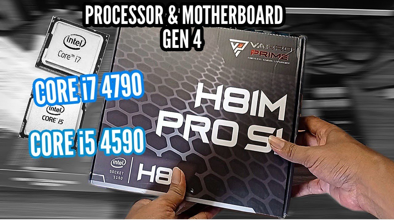 GAMING TEST DAN UNBOXING MOTHERBOAD VARRO H81M PRO S1 & PROCESOR GEN 4 CORE I5 4570 DAN CORE I7 4790
