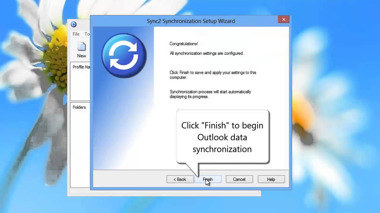 How to synchronize Microsoft Outlook between computers via 4Team Sharing Service?