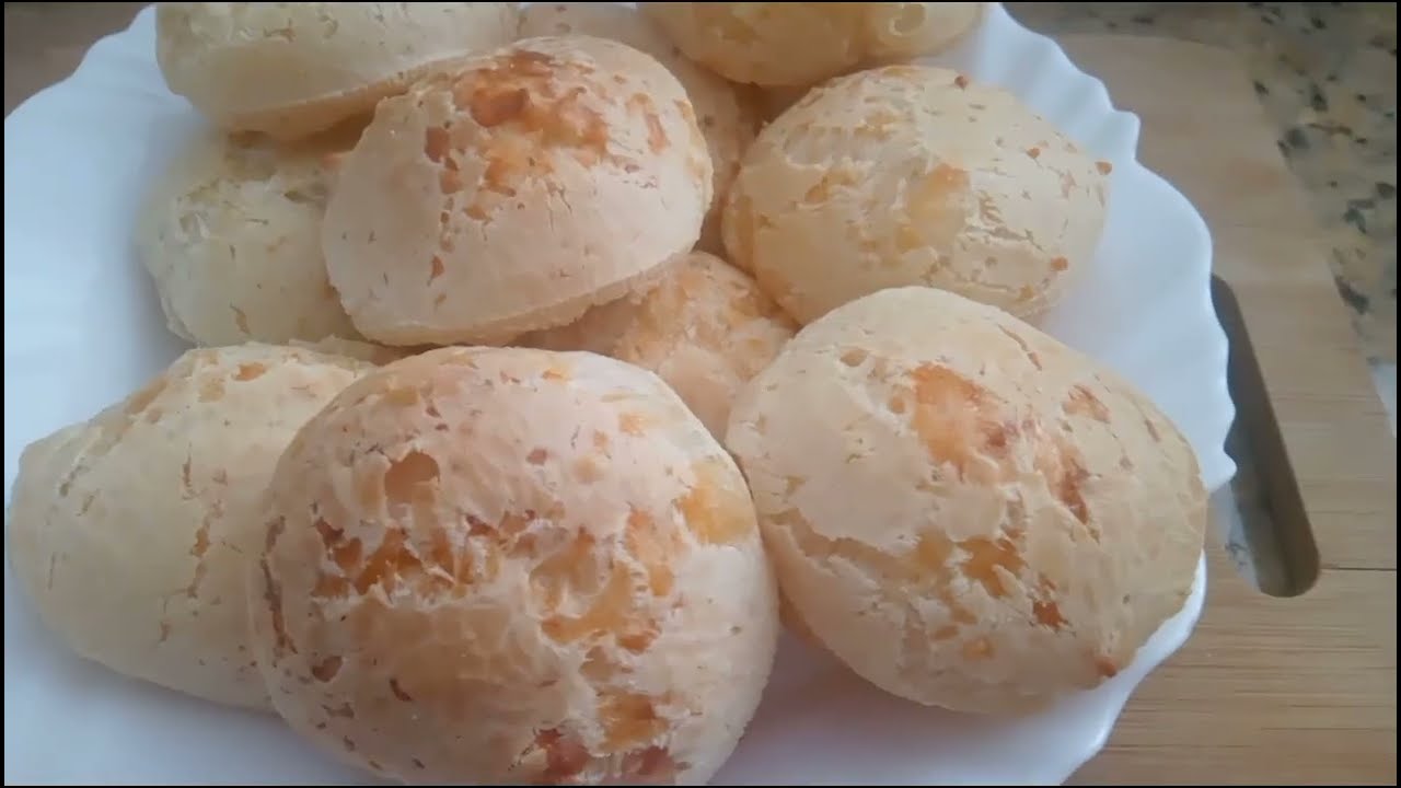Meus primeiros pães de queijo que fiz (super rápido)